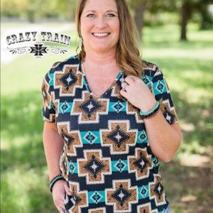 Giddy Out Top by Crazy Train